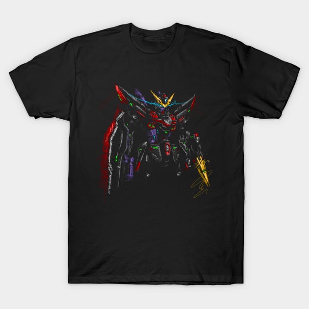 Blitz gundam T-Shirt by Shawngkolon